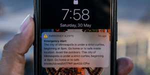 What Time is the Mobile Alert on April 23