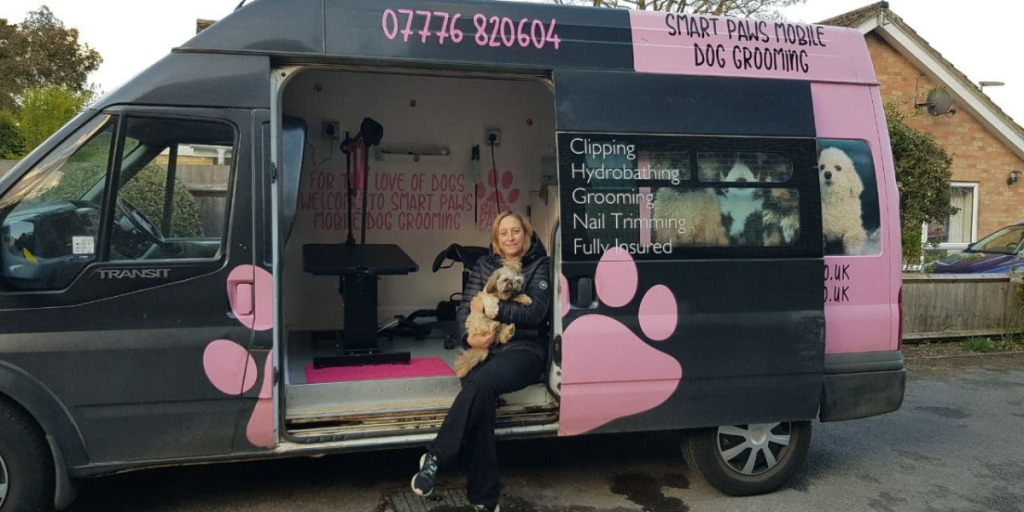 mobile dog groomer near me