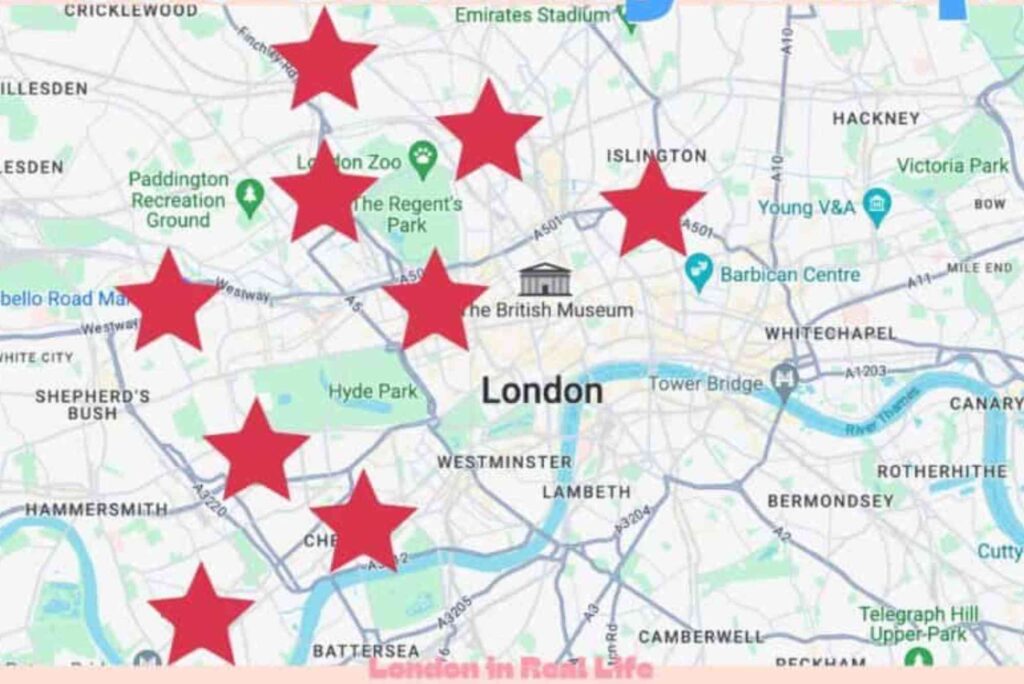 UK Secondhand Shopping Map By Neighborhoods