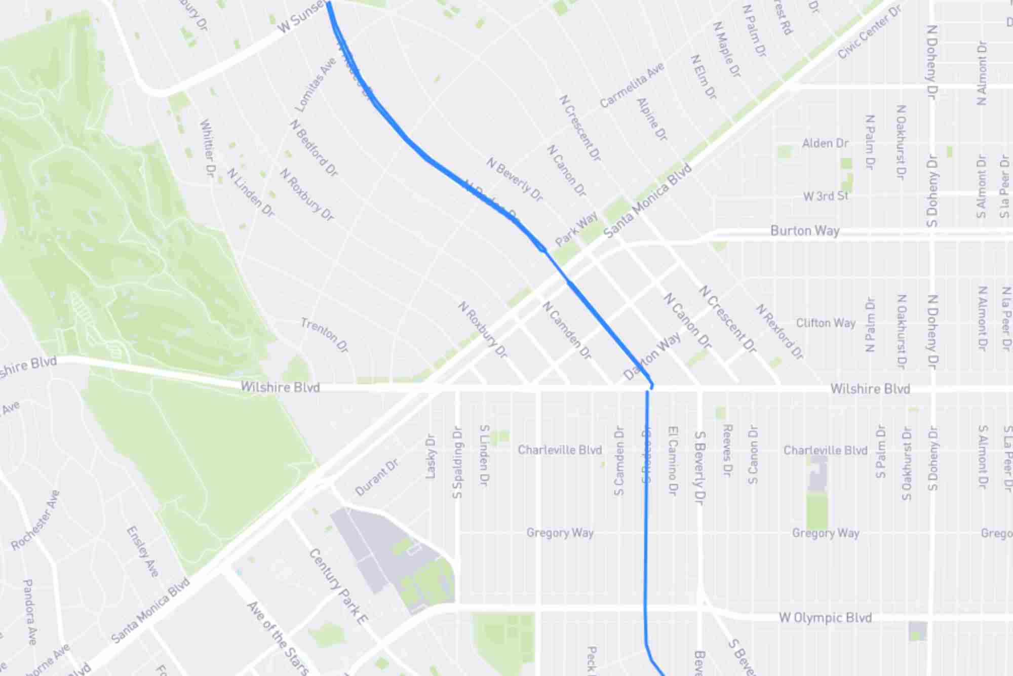 USA LA Rodeo Drive Map And Side Street Finds