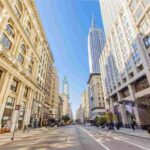 USA NYC Fifth Avenue Stores And Side Streets