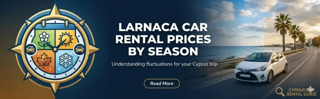 Larnaca Car Rental Prices by Season