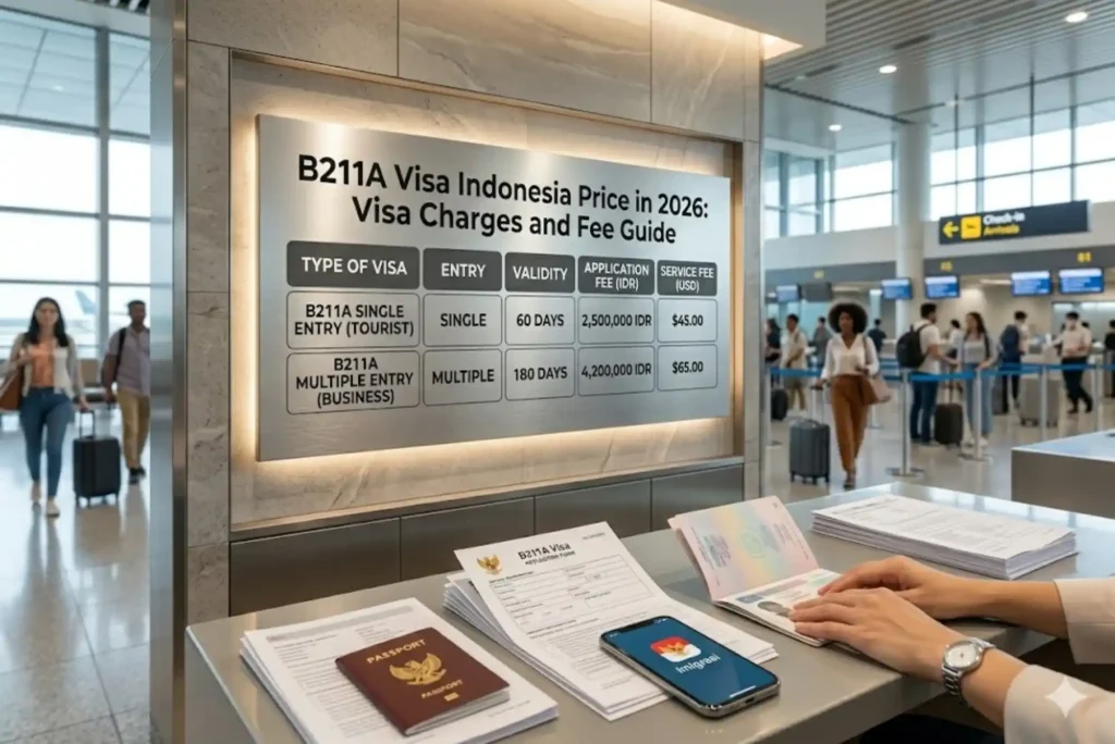 B211A Visa Indonesia Price in 2026